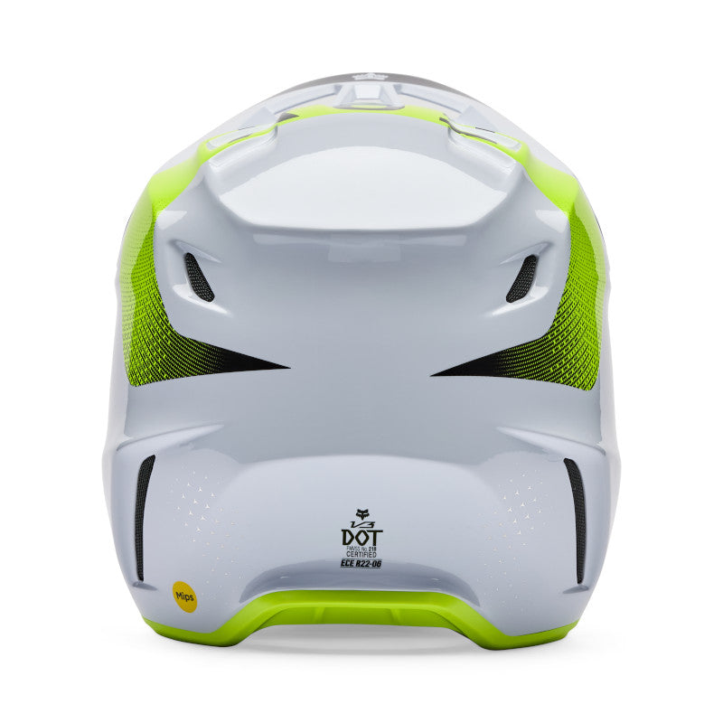 CASCO FOX V3 TINE [VERDE/BLANCO]