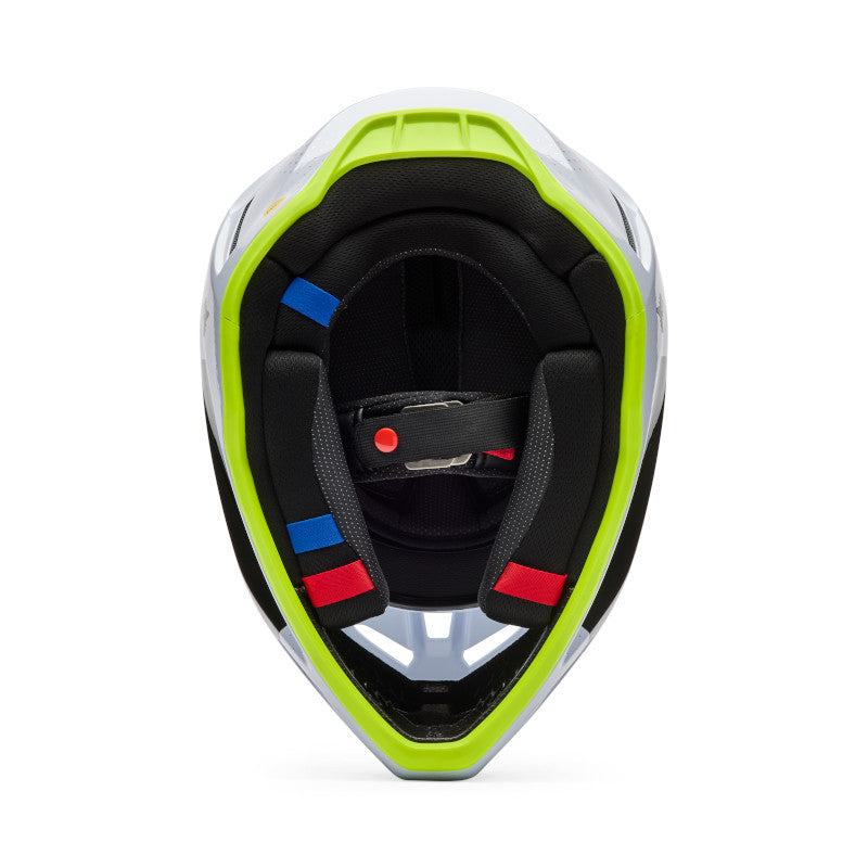 CASCO FOX V3 TINE [VERDE/BLANCO]