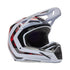 CASCO FOX V1 KAIROS [BLANCO/ROJO]