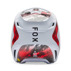 CASCO FOX V1 KAIROS [BLANCO/ROJO]