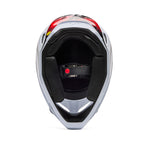 CASCO FOX V1 KAIROS [BLANCO/ROJO]