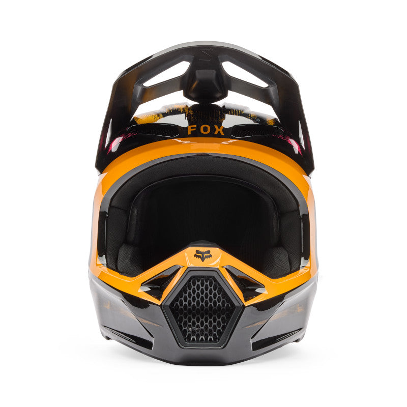 CASCO FOX V1 KAIROS [NEGRO/NARANJA]