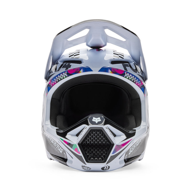CASCO FOX V1 IMAGE COSMO [BLANCO/NEGRO]