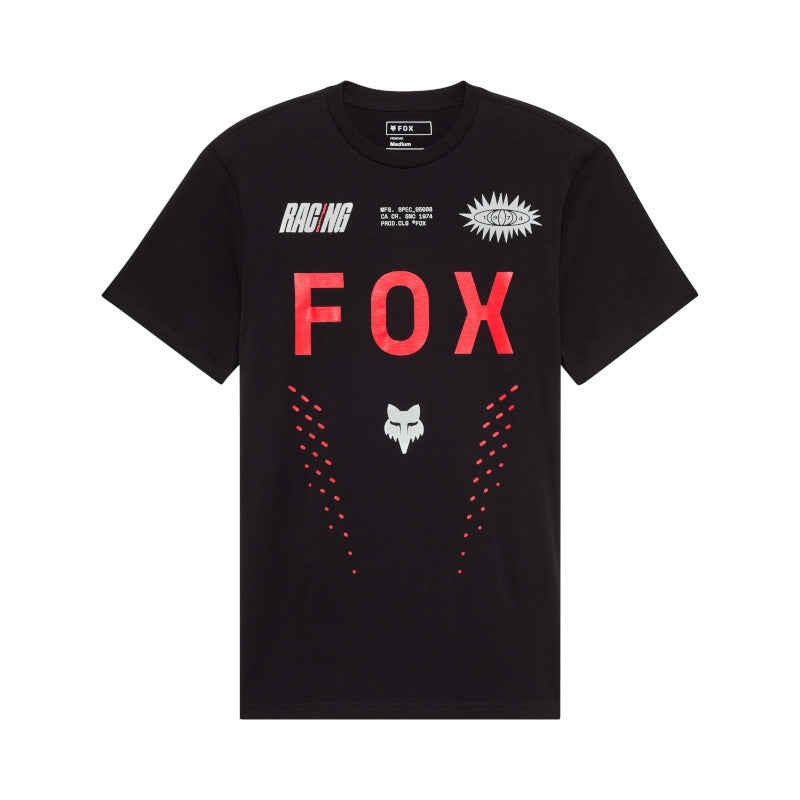 CAMISETA FOX SHIELD SS PREMIUM [NEGRO] (PARA NIÑOS)