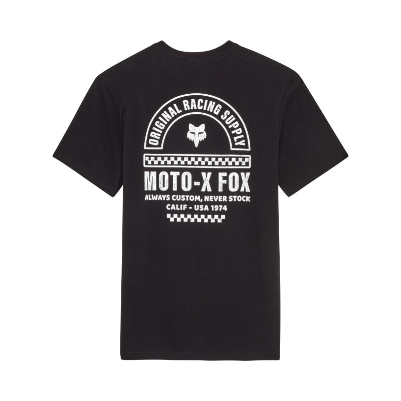 CAMISETA FOX FINISH LINE SS [NEGRO]
