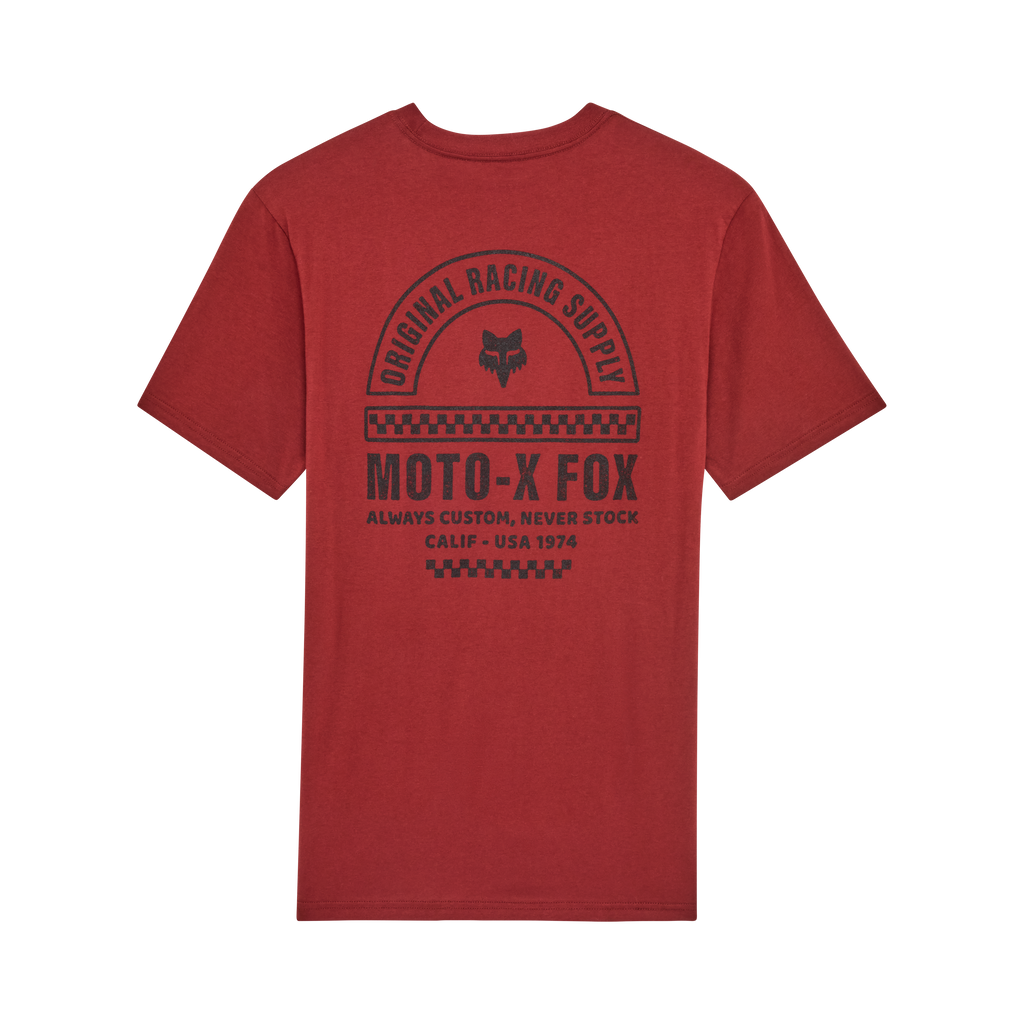 CAMISETA FOX FINISH LINE SS [ROJA]