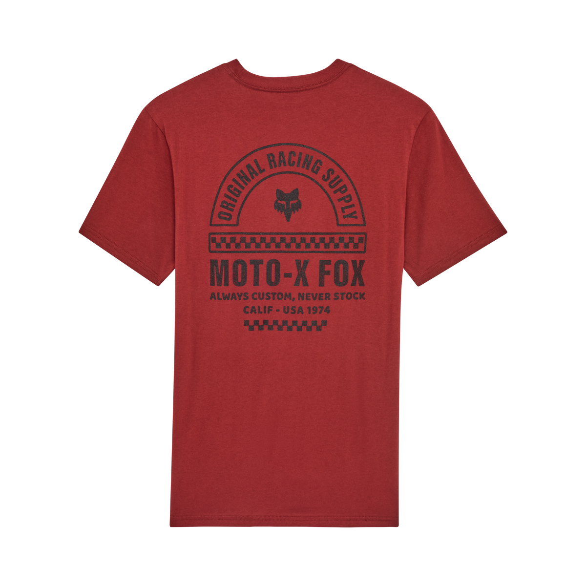 CAMISETA FOX FINISH LINE SS [ROJA]