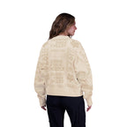 BUZO FOX CIRCA 74 OVERSIZED [CREMA] (PARA DAMAS)
