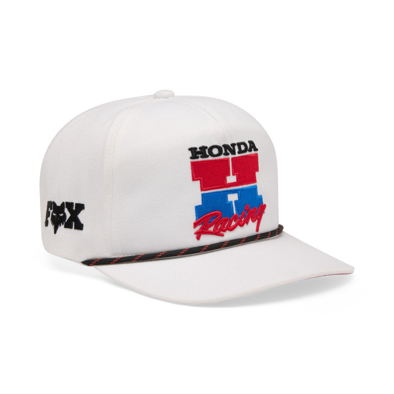 GORRA FOX X HONDA SNAPBACK UNISEX [BLANCO/ROJO]