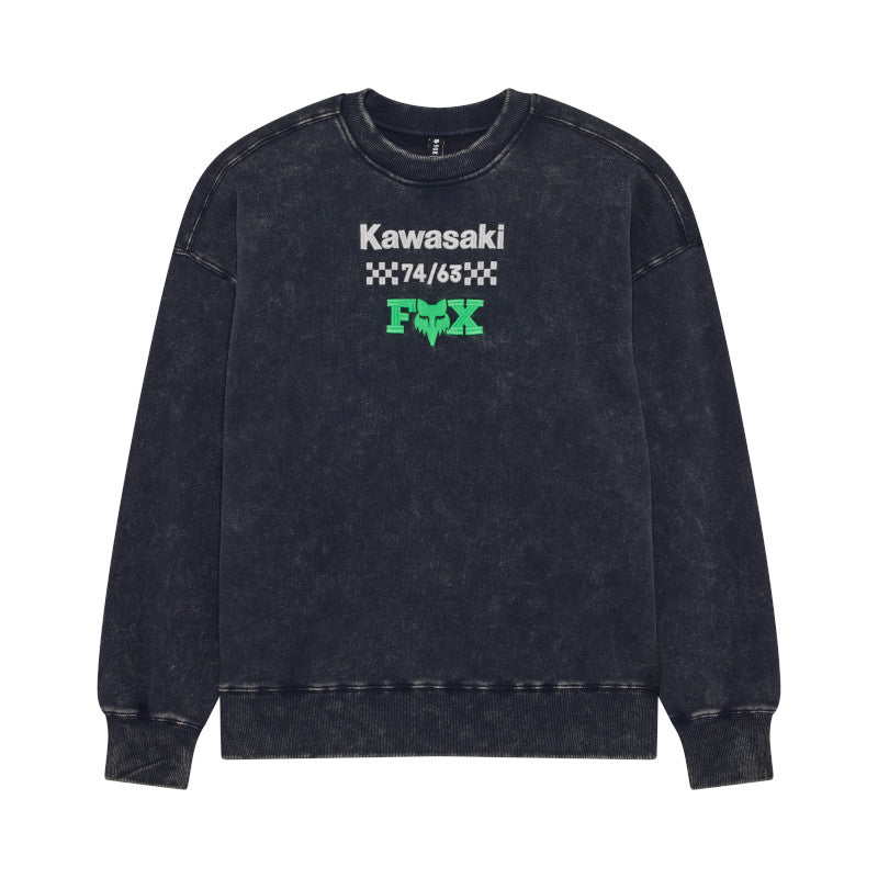 BUZO FOX KAWI HEAVYWEIGHT OVERSIZED [AZUL/VERDE]
