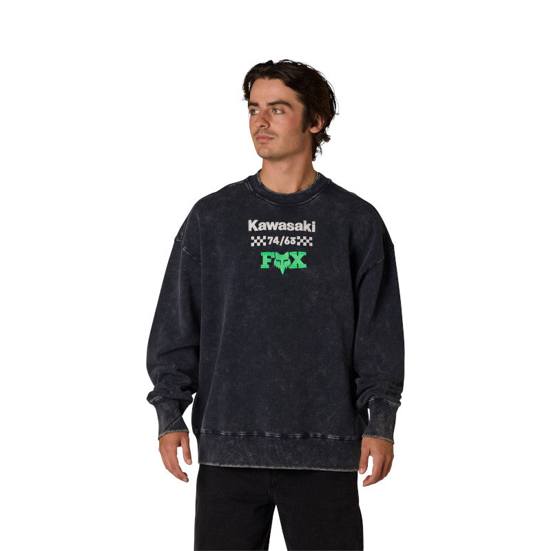 BUZO FOX KAWI HEAVYWEIGHT OVERSIZED [AZUL/VERDE]