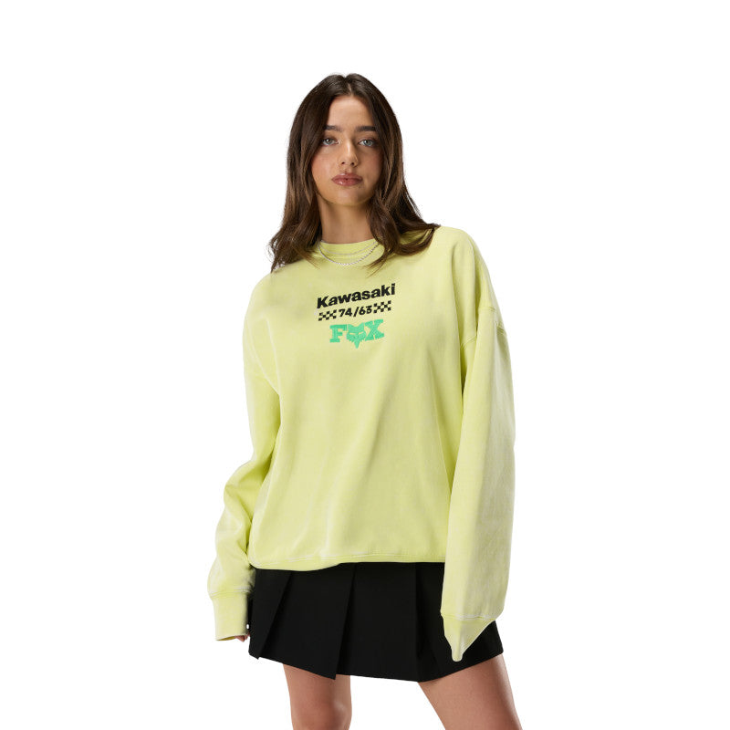 BUZO FOX KAWI HEAVYWEIGHT OVERSIZED [VERDE] (UNISEX)