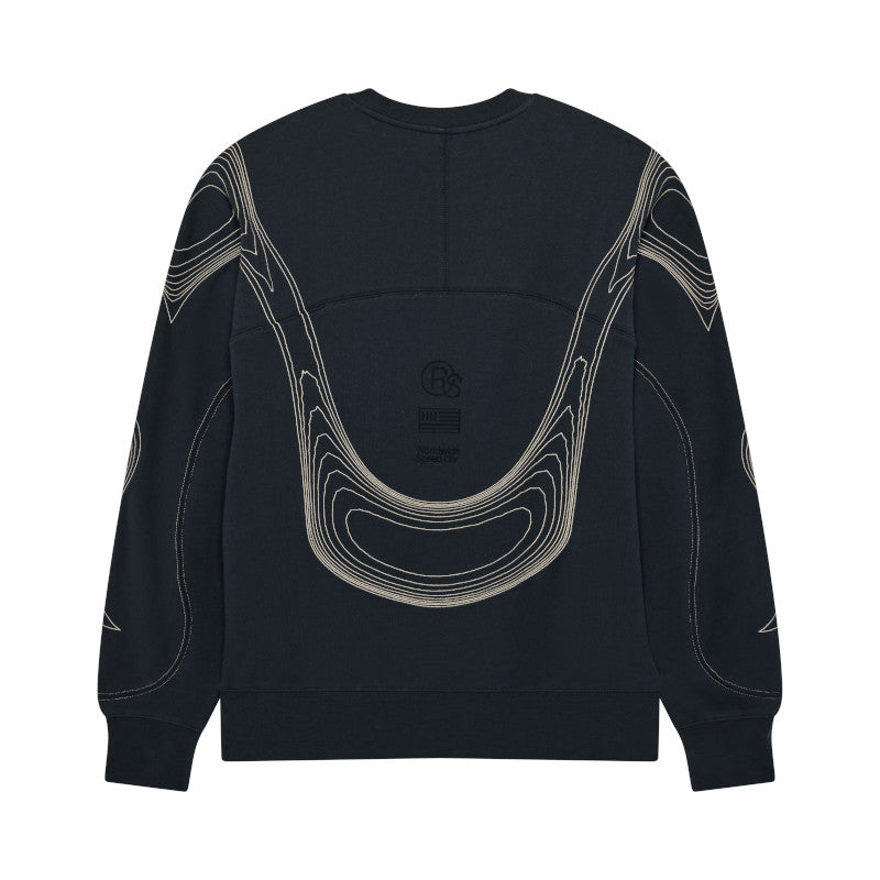 BUZO FOX VISION CREW OVERSIZED [AZUL OSCURO]