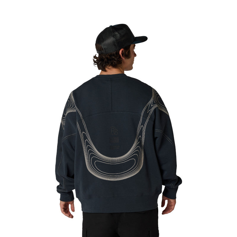 BUZO FOX VISION CREW OVERSIZED [AZUL OSCURO]