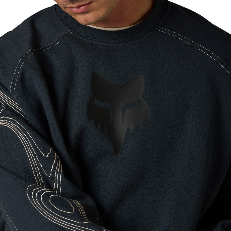 BUZO FOX VISION CREW OVERSIZED [AZUL OSCURO]