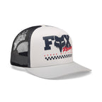 GORRA FOX CHECKER TRUCKER [GRIS/NEGRO] (PARA NIÑOS)