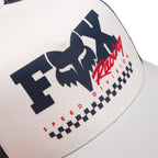 GORRA FOX CHECKER TRUCKER [GRIS/NEGRO] (PARA NIÑOS)