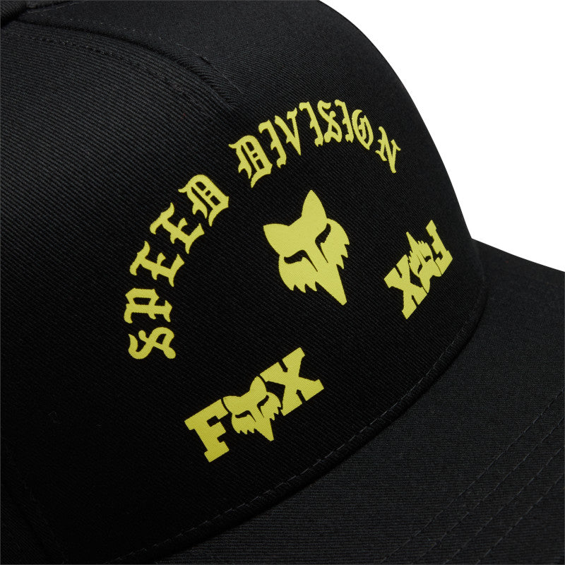 GORRA FOX ICON SNAPBACK [NEGRO] (PARA NIÑOS)