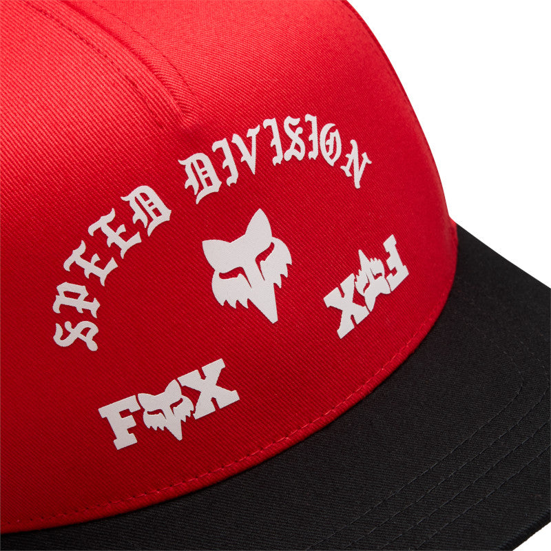 GORRA FOX ICON SNAPBACK [ROJO] (PARA NIÑOS)