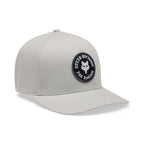 GORRA FOX BADGE FLEXFIT [GRIS CLARO]