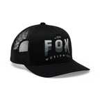 GORRA FOX BLOCK MESH TRUCKER UNISEX [NEGRO]