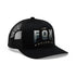 GORRA FOX BLOCK MESH TRUCKER [NEGRO]