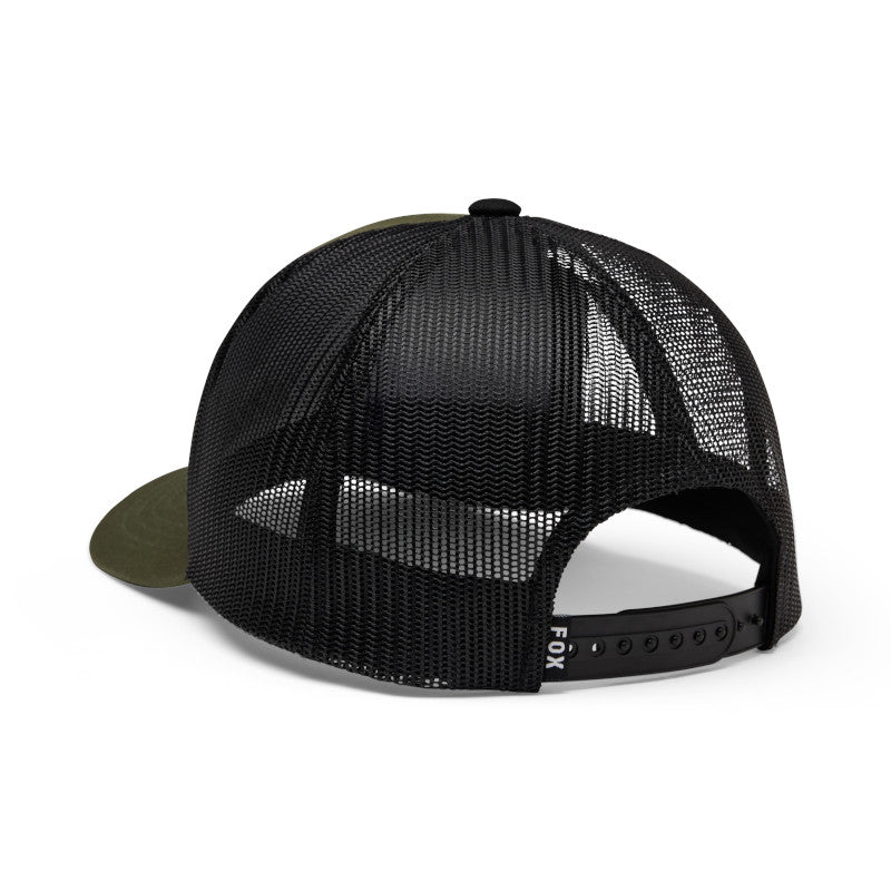 GORRA FOX BLOCK MESH TRUCKER UNISEX [VERDE OSCURO]