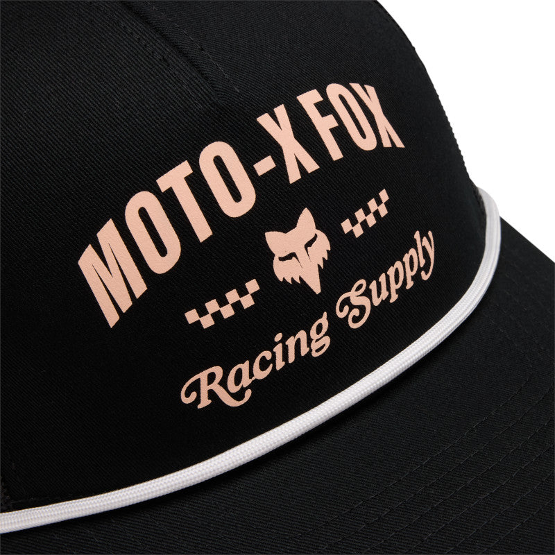 GORRA FOX SUPPLY MESH ROPE TRUCKER [NEGRO] (PARA DAMA)