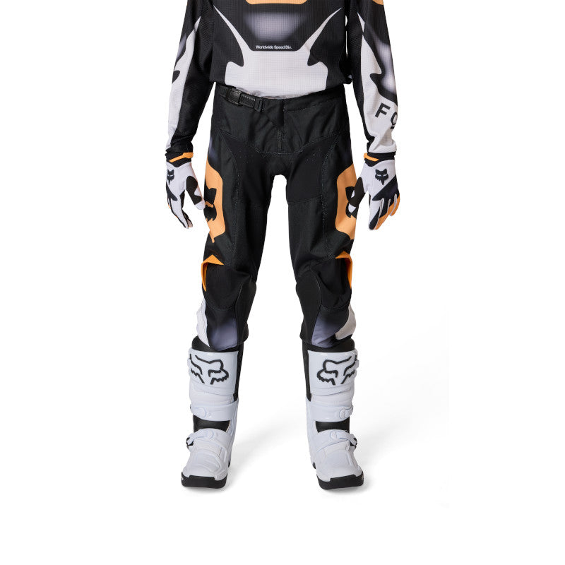 PANTALÓN FOX 180 NOBLE [NEGRO/BLANCO] (PARA JOVENES)