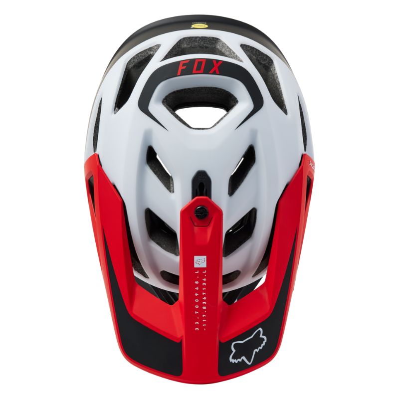 CASCO FOX PROFRAME RS SUMYT CE [NEGRO/ROJO]