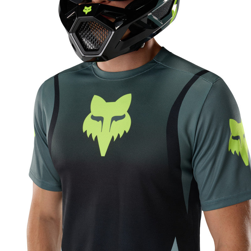 JERSEY FOX RANGER SS FOUNDRY [NEGRO/VERDE OSCURO]