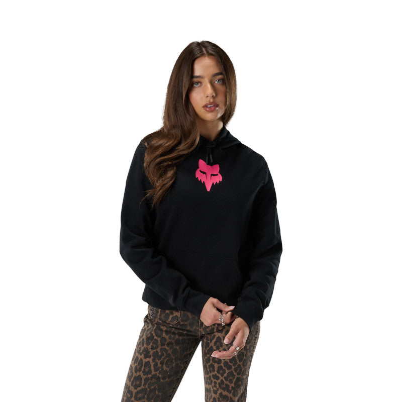 BUZO FOX W HEAD [NEGRO/ROSA] (PARA MUJER)