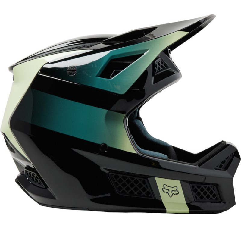 CASCO FOX RAMPAGE PRO CARBON MIPS GLNT CE/CPSC [NEGRO/ VERDE MARINO]