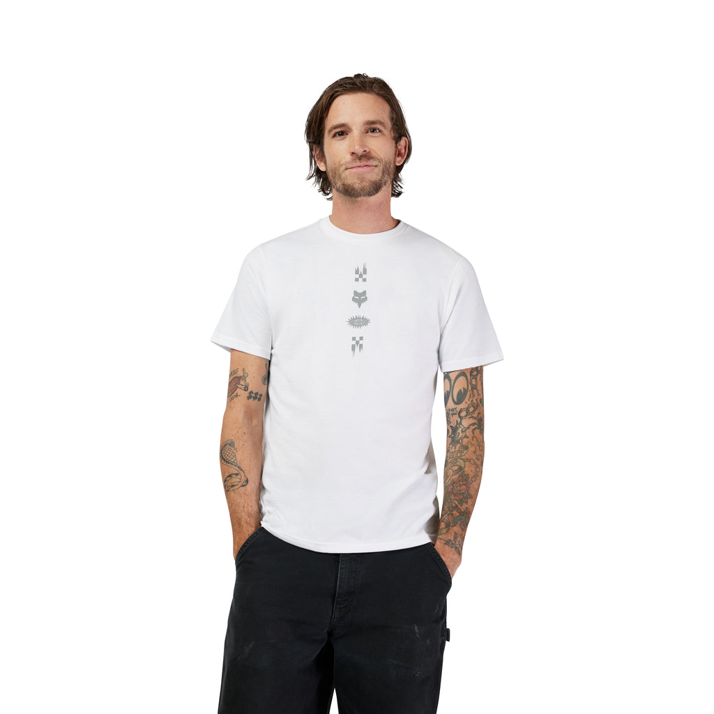 CAMISETA FOX CHECKERED SS PREMIUM [BLANCO]