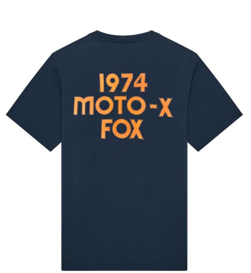 CAMISETA FOX MOTO - X HEAVYWEIGHT OVERSIZED [AZUL]