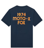 CAMISETA FOX MOTO - X HEAVYWEIGHT OVERSIZED [AZUL]