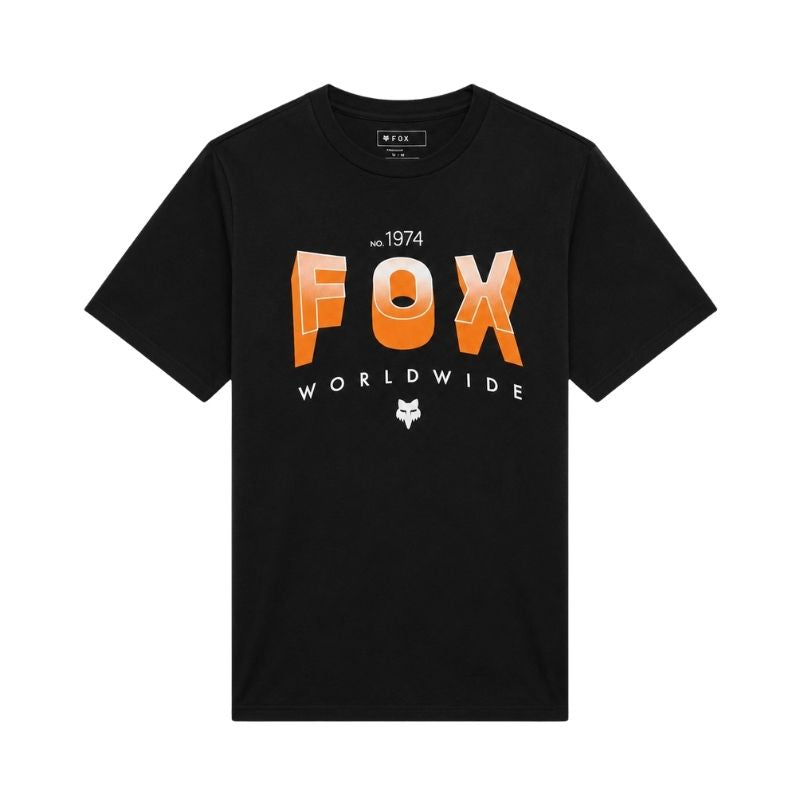CAMISETA FOX BLOCK [NEGRO]