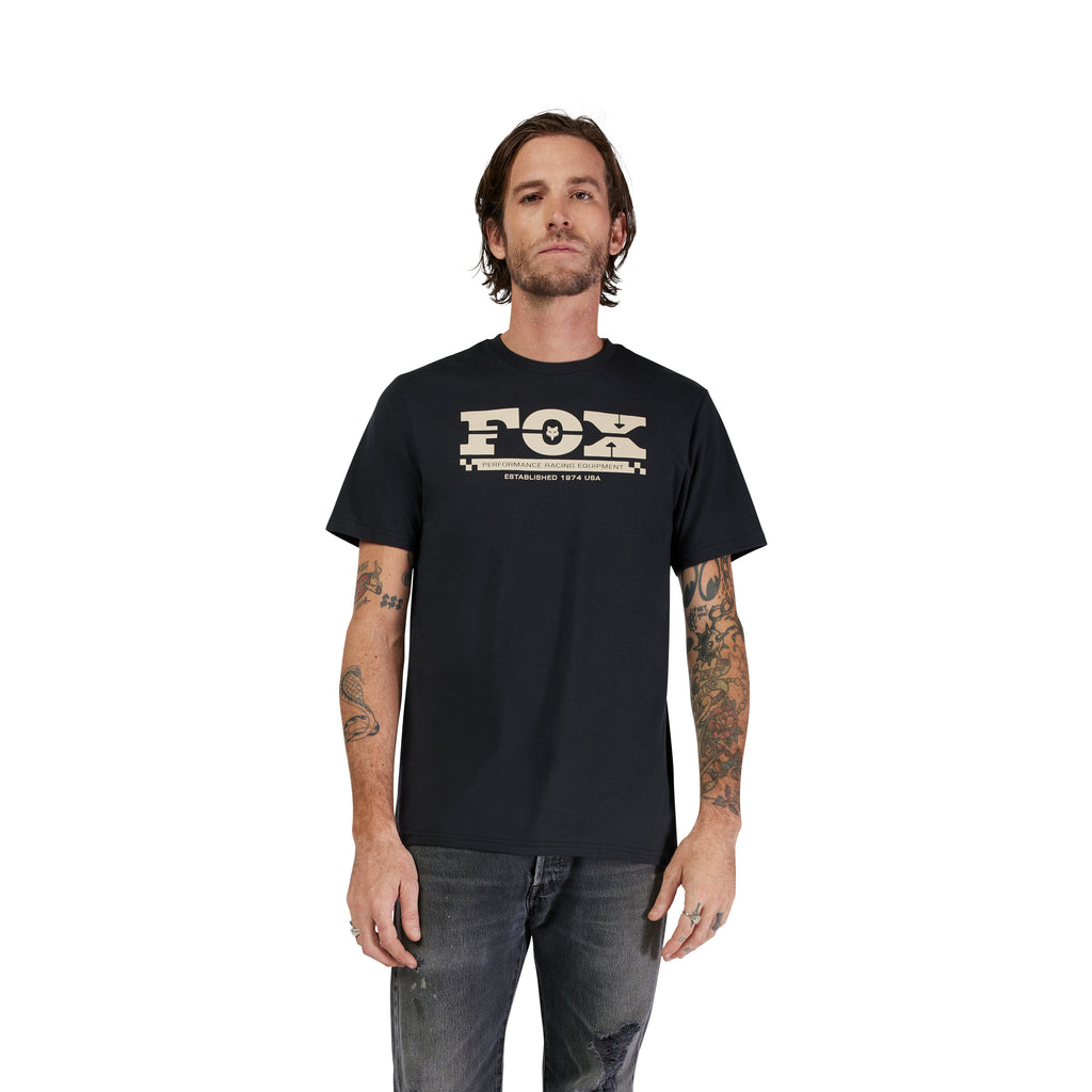 CAMISETA FOX NATIONAL SS PREMIUM [NEGRO]