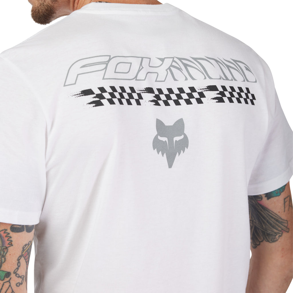 CAMISETA FOX CHECKERED SS PREMIUM [BLANCO]