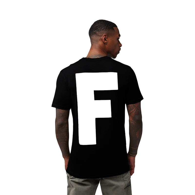 CAMISETA FOX BIG F SS PREMIUM LE [NEGRO]