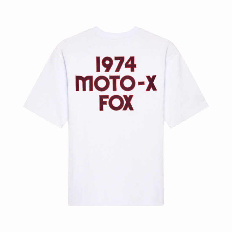 CAMISETA FOX MOTO -X OVERSIZED [BLANCO]