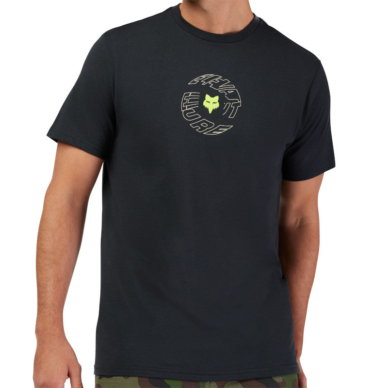 CAMISETA FOX SPIRAL SS PREMIUM LE [NEGRO]