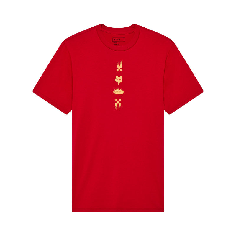 CAMISETA FOX CHECKERED SS PREMIUM LE [ROJO]