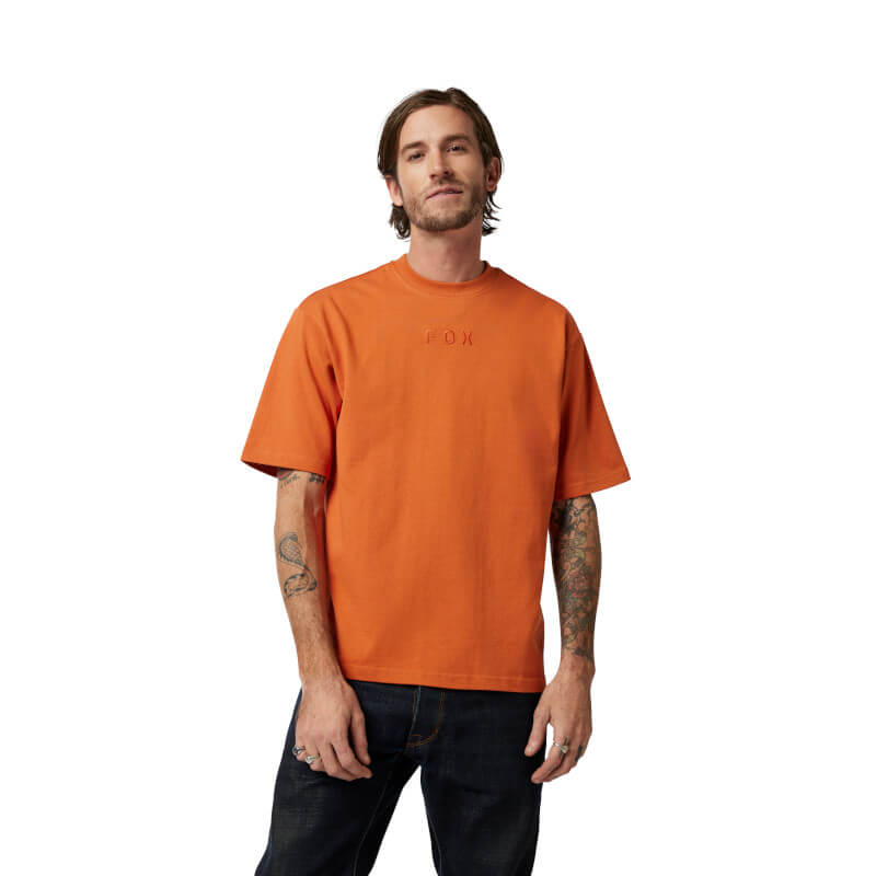 CAMISETA FOX WORDMARK OVERSIZED [NARANJA]