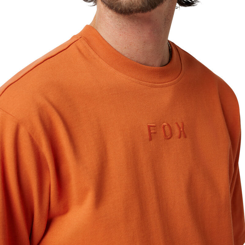 CAMISETA FOX WORDMARK OVERSIZED [NARANJA]
