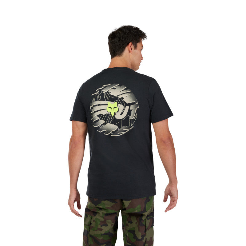 CAMISETA FOX SPIRAL SS PREMIUM LE [NEGRO]