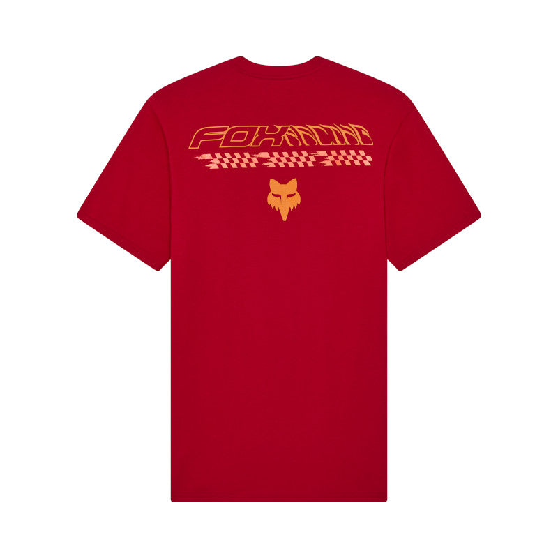 CAMISETA FOX CHECKERED SS PREMIUM LE [ROJO]