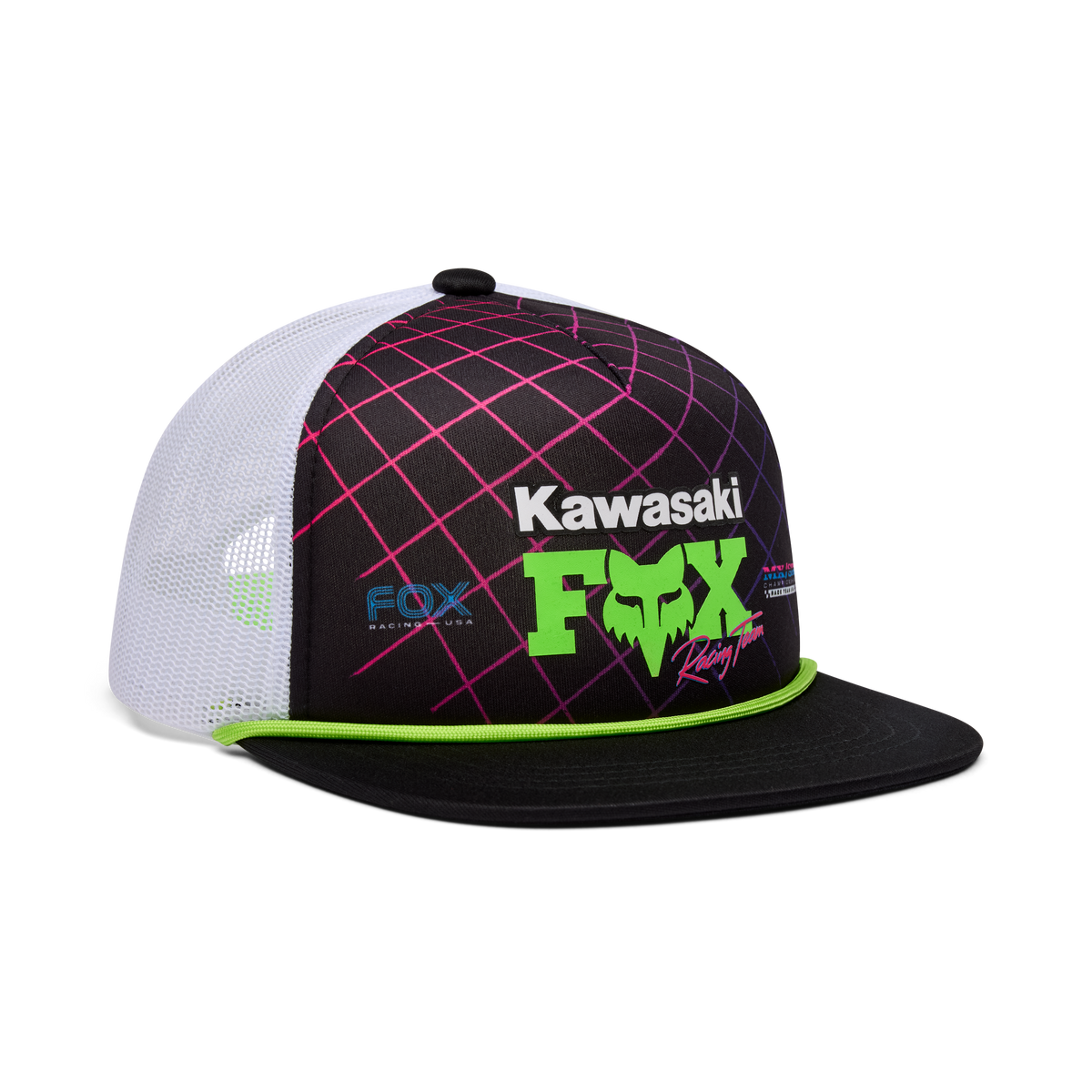 GORRA FOX X KAWI SNAPBACK [NEGRO] (PARA NIÑO)