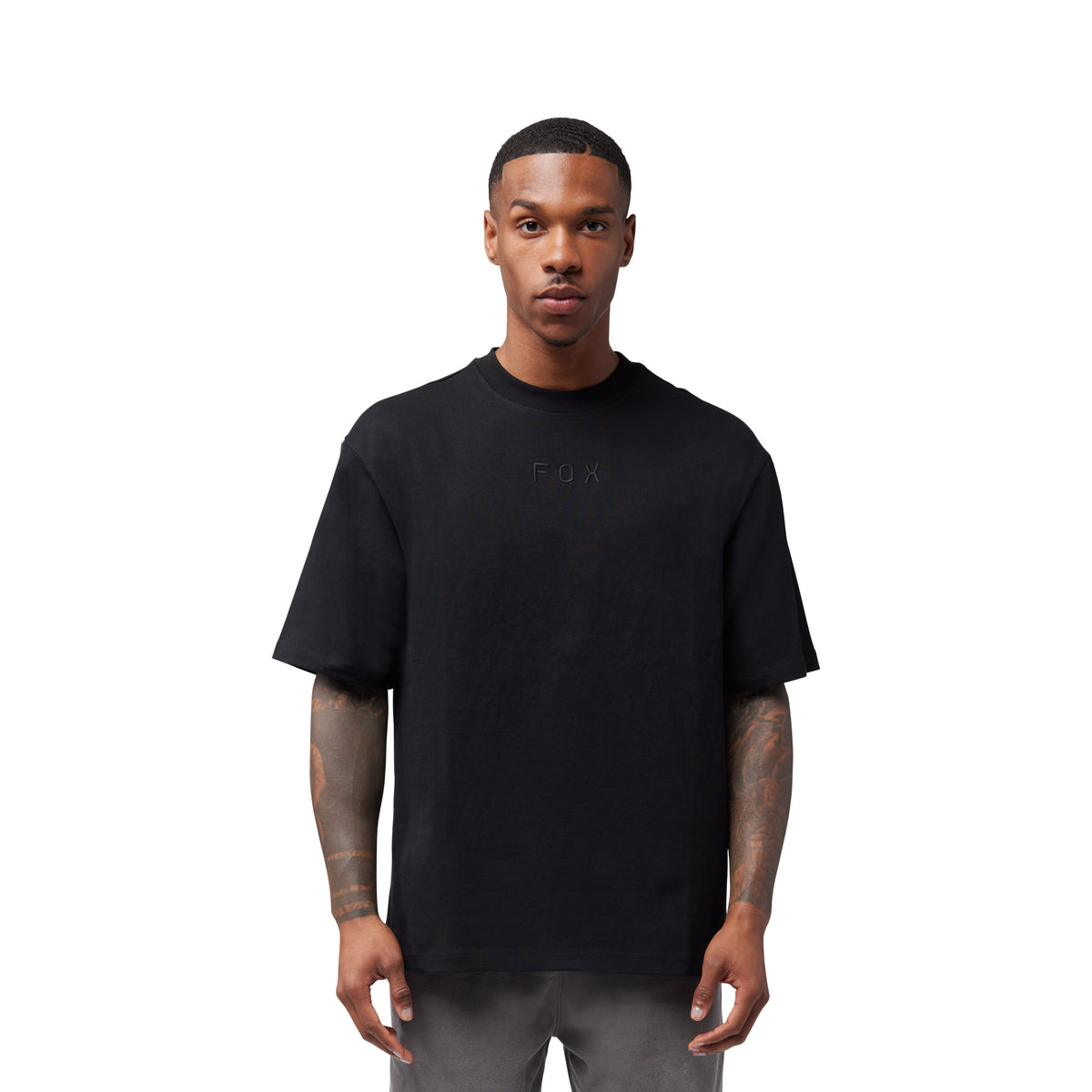 CAMISETA FOX WORDMARK OVERSIZED [NEGRO]