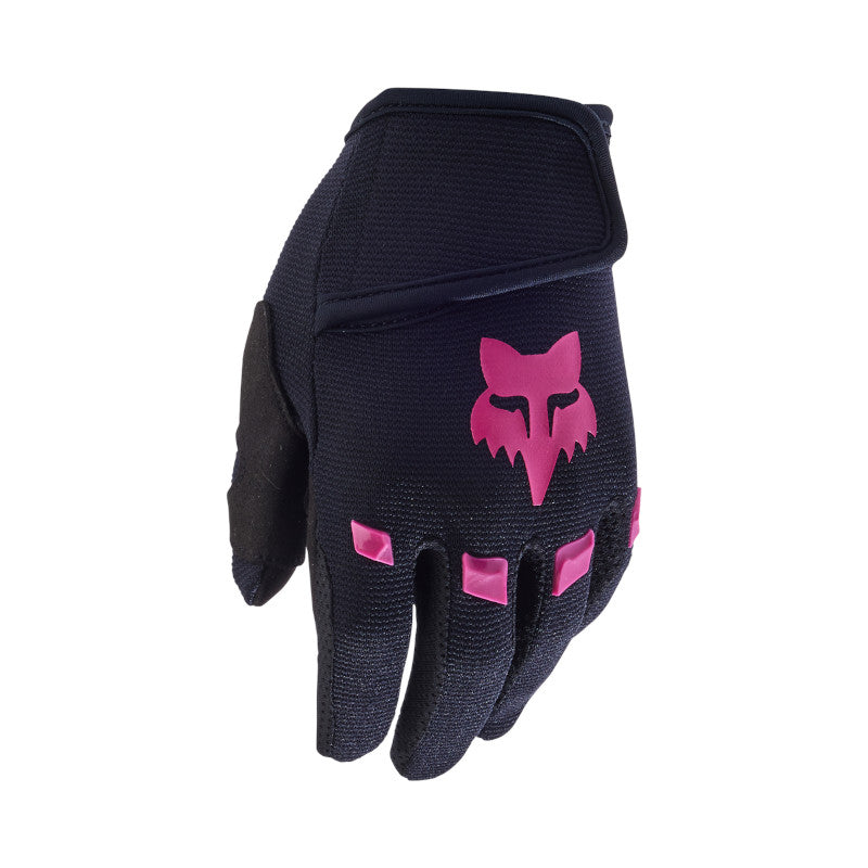 GUANTES FOX DIRTPAW [NEGRO/ROSADO] (PARA NIÑOS PEQUEÑOS)